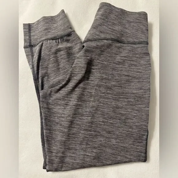 LULULEMON ATHLETICA Align Jogger Crop *23" Heathered Gray Size 4 - Picture 2 of 7